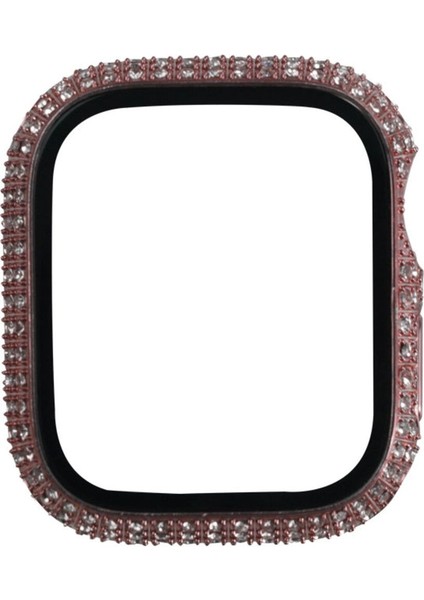 Apple Watch 7 41MM Zore Watch Gard 24 Kenarları Taşlı Sert Pc Kasa ve Ekran Koruyucu modelleri
