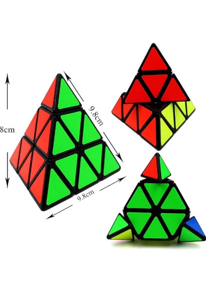 Speed Zeka Küpü Piramit Akıl Küpü Rübik Küp Speed Küp