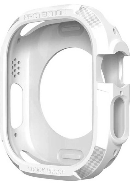 Apple Watch Ultra 49MM Silikon Tpu Kasa Koruyucu Watch Gard 17 modelleri