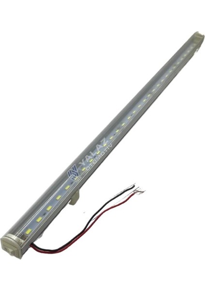24V Floresan Tavan Lambası 30 Ledli Beyaz Anahtarlı (Şeffaf Cam) (43.5 Cm)