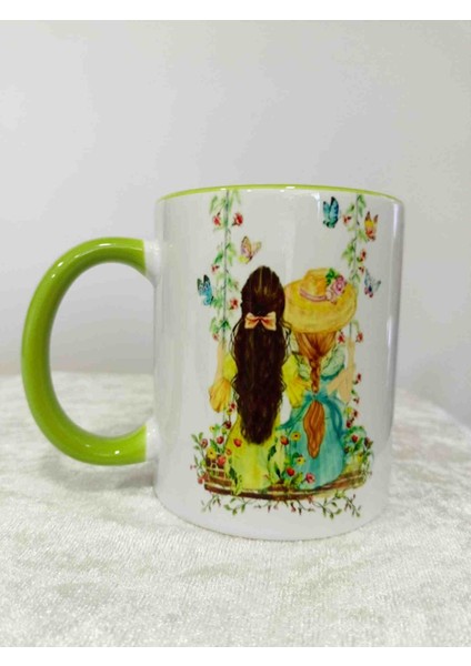 Kankalar Vintage Baskı Büyük Boy Kupa