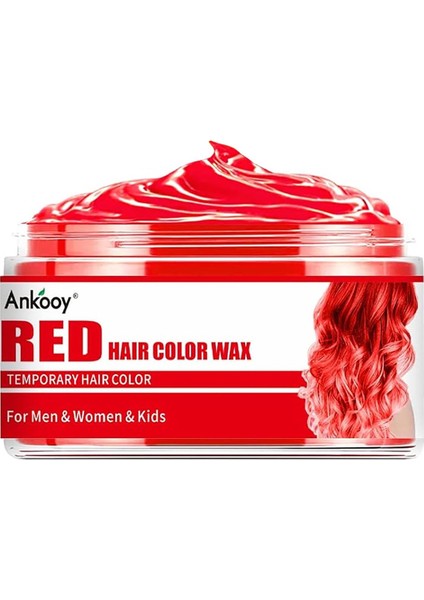 Kırmızı Saç Renklendirici Ve Şekillendirici Wax 80gr