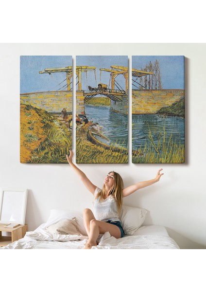 Vincent Willem Van Gogh - Arles Köprüsü Tablo - Bridge At ARLES-7154 indirimleri