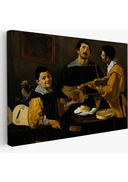 Diego Velazquez - Üç Müzisyen Tablo - Three MUSICIANS-7147