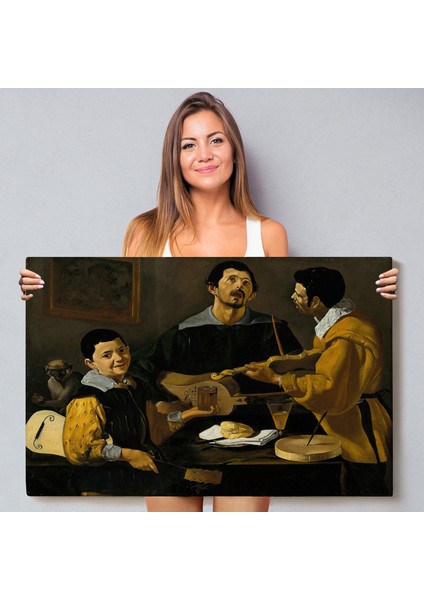 Diego Velazquez - Üç Müzisyen Tablo - Three MUSICIANS-7147 fiyatları