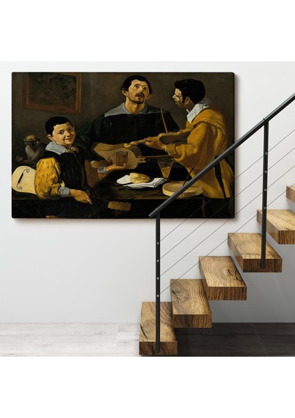 Diego Velazquez - Üç Müzisyen Tablo - Three MUSICIANS-7147 fırsatları