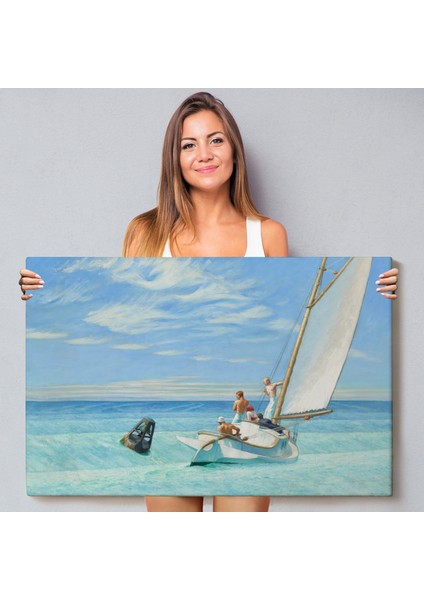 Edward Hopper - Ground Swell Yelkenli TABLOSU-7077 fiyatları
