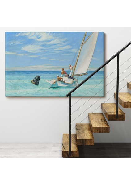 Edward Hopper - Ground Swell Yelkenli TABLOSU-7077 fırsatları