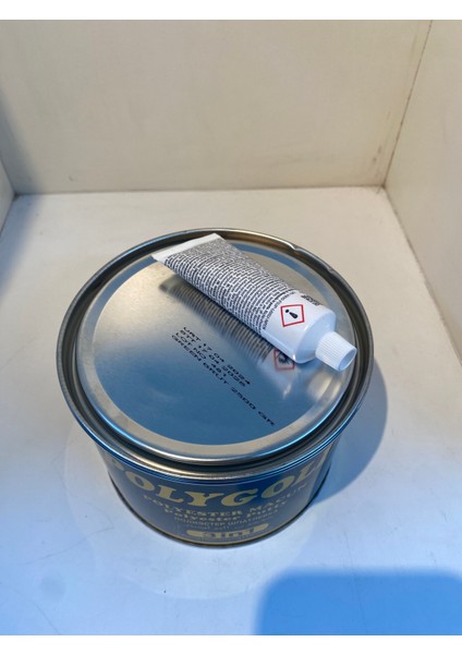 Polygold 3in1 Polyester Ga-Çelik-Fiber Macun Yeşil 2,5 kg