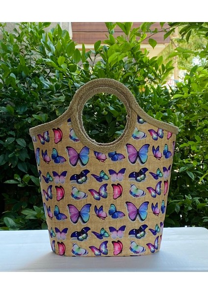 Plaj Bags Plaj Çantası Renkli Kelebekler fiyatları