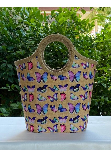 Plaj Bags Plaj Çantası Renkli Kelebekler fırsatları