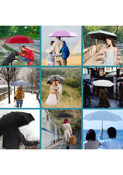 He”y”diye Spf 99+ Uv Korumalı Radyus (Güneş / Yağmur) Şemsiye modelleri