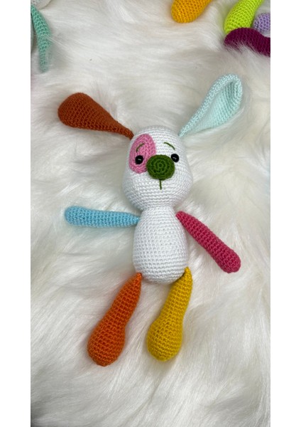 Neva Toys Renkli Köpek Amigurumi El Emeği