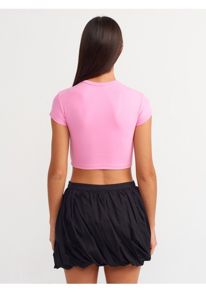 30936 Vücuda Oturan Crop Top-Pembe fiyatları