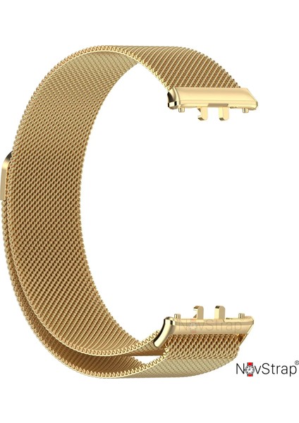 Samsung Galaxy Fit 3 ile Uyumlu Kordon Mıknatıslı Metal Hasır Kordon Kayış indirimleri