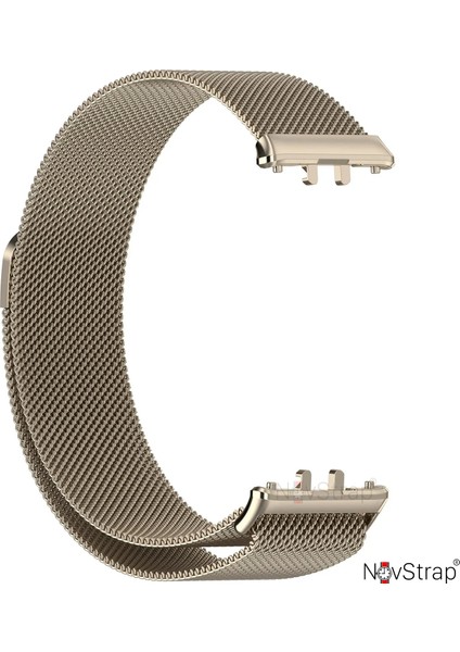 Samsung Galaxy Fit 3 ile Uyumlu Kordon Mıknatıslı Metal Hasır Kordon Kayış indirimleri