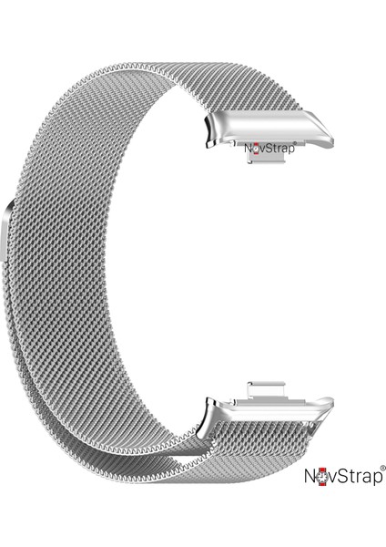 Xiaomi Redmi Watch 4 ile Uyumlu Kordon Mıknatıslı Metal Hasır Kordon Kayış modelleri