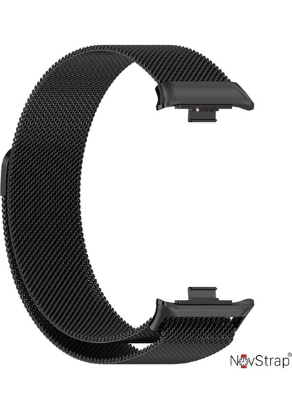 Xiaomi Redmi Watch 4 ile Uyumlu Kordon Mıknatıslı Metal Hasır Kordon Kayış modelleri
