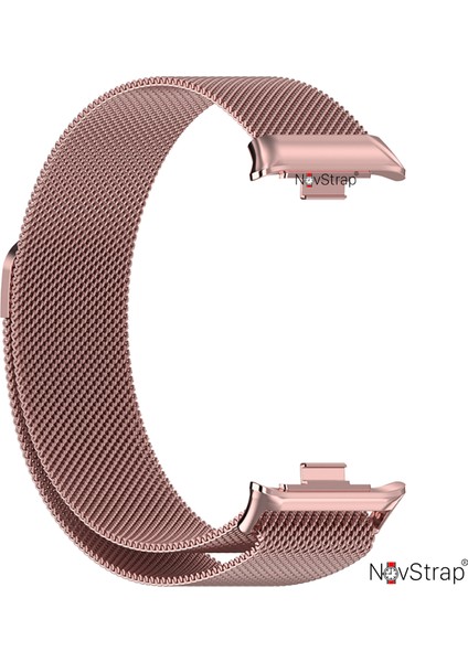 Xiaomi Redmi Watch 4 ile Uyumlu Kordon Mıknatıslı Metal Hasır Kordon Kayış modelleri