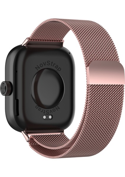 Xiaomi Redmi Watch 4 ile Uyumlu Kordon Mıknatıslı Metal Hasır Kordon Kayış indirimleri