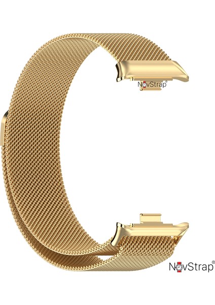 Xiaomi Redmi Watch 4 ile Uyumlu Kordon Mıknatıslı Metal Hasır Kordon Kayış modelleri