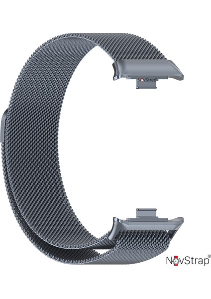 Xiaomi Redmi Watch 4 ile Uyumlu Kordon Mıknatıslı Metal Hasır Kordon Kayış modelleri