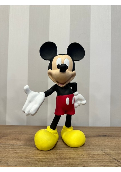 Iki Cadı Tasarım, Miki Fareler Mickey Mouse ve Minnie Mouse Dekoratif Obje Ikili Set