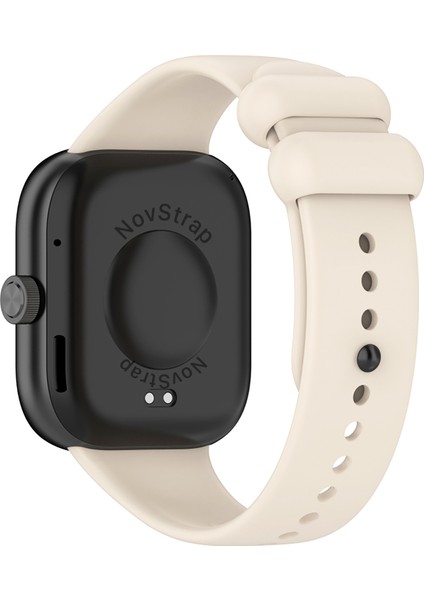 Xiaomi Redmi Watch 4 ile Uyumlu Kordon Kayış Yumuşak Silikon Klasik Kordon