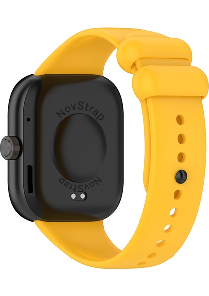 Xiaomi Redmi Watch 4 ile Uyumlu Kordon Kayış Yumuşak Silikon Klasik Kordon