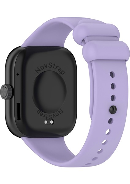 Xiaomi Redmi Watch 4 ile Uyumlu Kordon Kayış Yumuşak Silikon Klasik Kordon