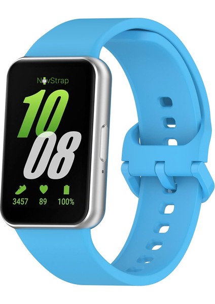 Samsung Galaxy Fit 3 ile Uyumlu Kordon Kayış Yumuşak Silikon Klasik Kordon