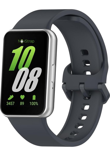 Samsung Galaxy Fit 3 ile Uyumlu Kordon Kayış Yumuşak Silikon Klasik Kordon