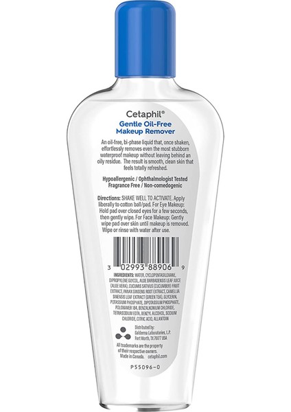 Cetaphil Nazik Yağsız Makyaj Temizleyici 177ML