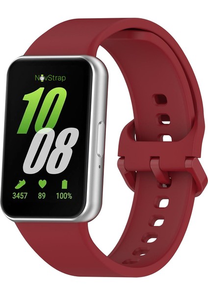 Samsung Galaxy Fit 3 ile Uyumlu Kordon Kayış Yumuşak Silikon Klasik Kordon