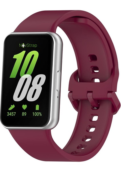 Samsung Galaxy Fit 3 ile Uyumlu Kordon Kayış Yumuşak Silikon Klasik Kordon