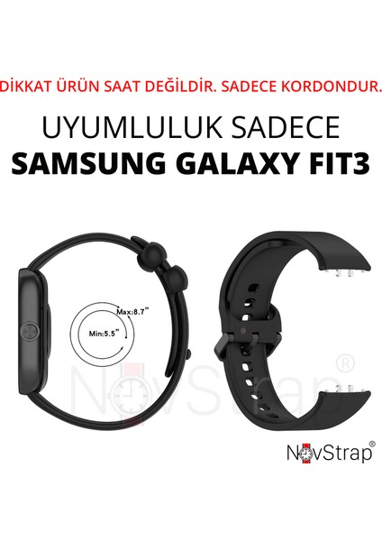 Samsung Galaxy Fit 3 ile Uyumlu Kordon Kayış Yumuşak Silikon Klasik Kordon fiyatları