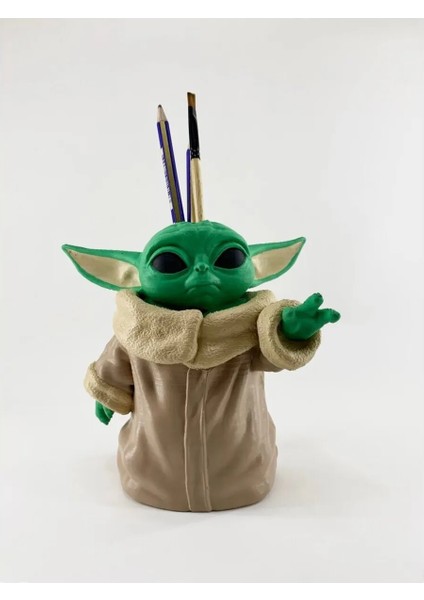 3D Baby Yoda Kalemlik