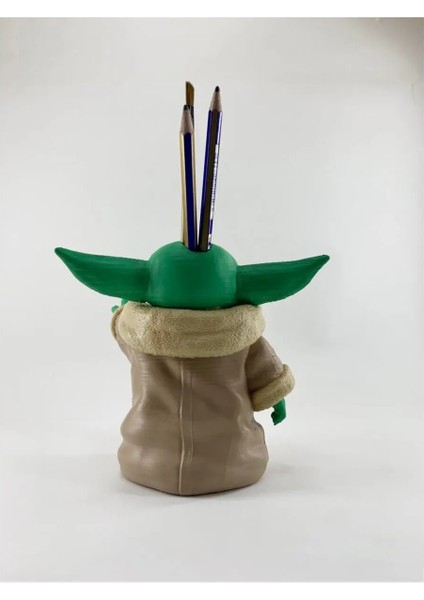 3D Baby Yoda Kalemlik