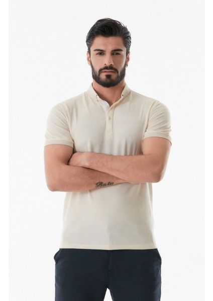 Kırçıllı Polo Yaka T-Shirt