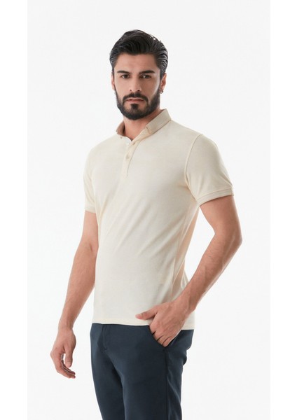 Kırçıllı Polo Yaka T-Shirt