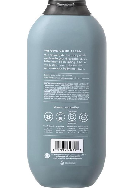 Men Sea + Surf Vücut Şampuanı 532ml fiyatları