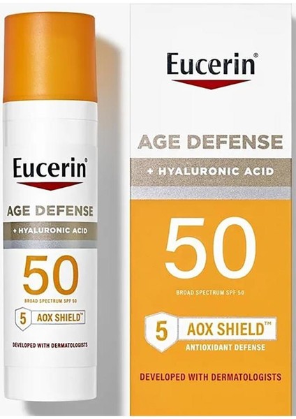 Age Defense + Hyaluronic Acid Spf50 Yüz Için Güneş Koruyucu Losyon 75ml