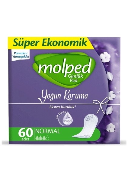 Günlük Ped Yoğun Koruma 60'lı (2'li)