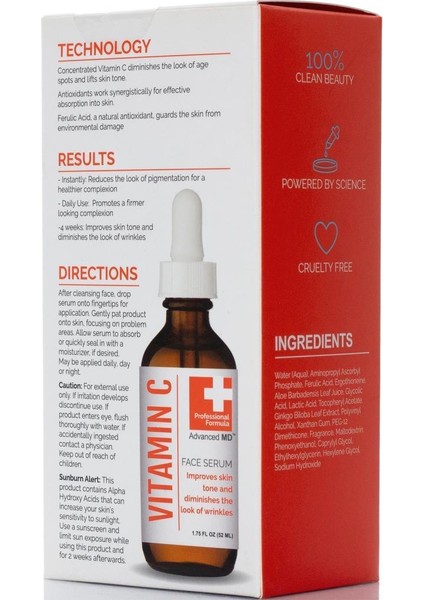 Advanced Md Vitamin C Yüz Serumu 52ML