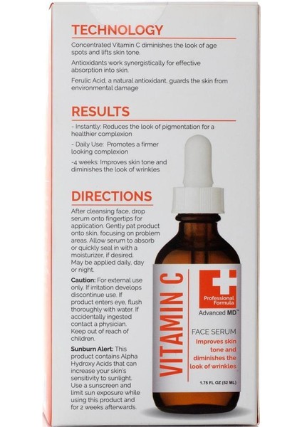 Advanced Md Vitamin C Yüz Serumu 52ML