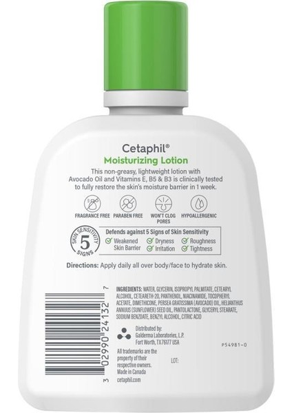 Cetaphil Yüz ve Vücut Için Nemlendirici Losyon 237ML