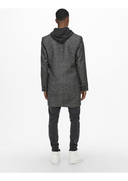 Koyu Gri Erkek Mont 22016665 Onsalex 12 Roll Neck Knıt fırsatları
