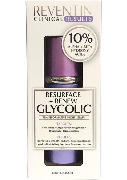 Resurface + Renew Glycolic Gece Serumu 52ML