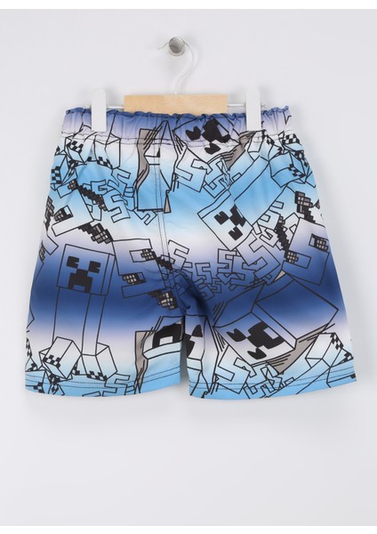Mavi Erkek Şort Mayo Nkmmuxın Mınecraft Swımshorts Bfu fiyatları
