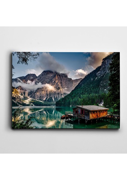 İtalya Manzara Kanvas Tablo